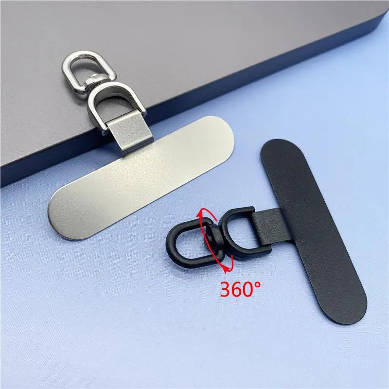 360° Rotation Phone Tether Tab, 2 Counts Phone Case Tether Tab, Cellphone Anti-Lost Fixed Gasket Clip, Phone Accessories for Women & Men, Smartphone Accessories