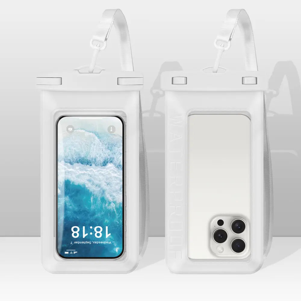 Waterproof Phone Bag, 1 Piece; Universal Large-Capacity Transparent Phone Case with Lanyard; Swimming Phone Bag; Phone Accessories for Swimming, Beach, Pool; Phone Accessories; Cover; Smartphone