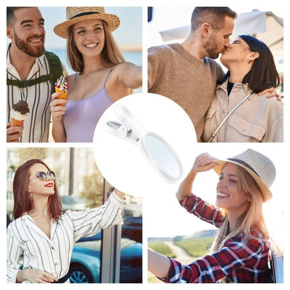 Phone Camera Mirror, Phone Clip-On Design Selfie Mirror, Selfie Accessories for Women & Girls, Fashion Phone Accessories