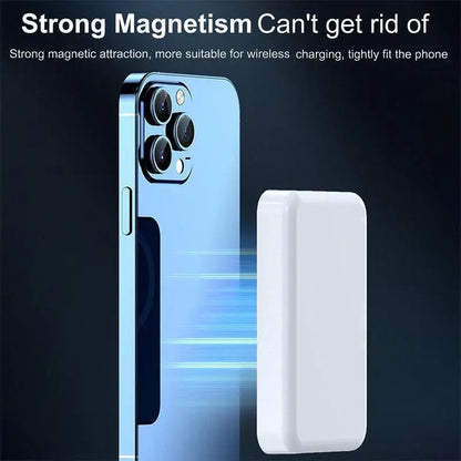(Bestseller!) 5000Mah Magnetic Mobile Power Bank, Wireless Portable Charger with Magsafe Compatibility for Iphone 12-18 Series Cases, Fast Charging Travel Battery Pack for Smartphones