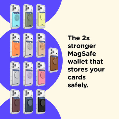 Popsockets Softgoods Popwallet+ for Magsafe - Magnetic Cellphone Smartphone Wallet, Phone Holder, Mount, Mobile Phone Accessories, Durable