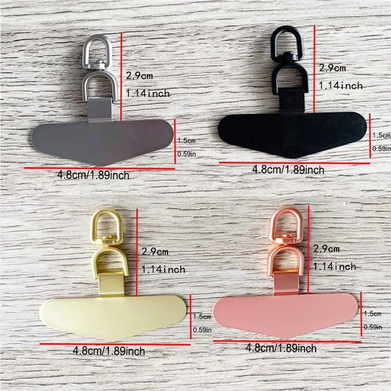 360° Rotation Phone Tether Tab, 2 Counts Phone Case Tether Tab, Cellphone Anti-Lost Fixed Gasket Clip, Phone Accessories for Women & Men, Smartphone Accessories