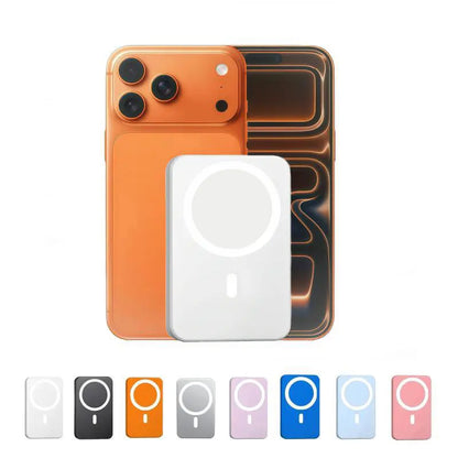 (Bestseller!) 5000Mah Magnetic Mobile Power Bank, Wireless Portable Charger with Magsafe Compatibility for Iphone 12-18 Series Cases, Fast Charging Travel Battery Pack for Smartphones