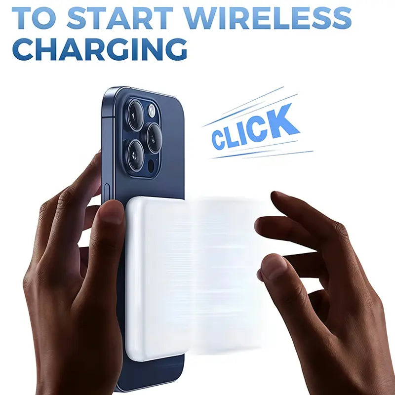 (Bestseller!) 5000Mah Magnetic Mobile Power Bank, Wireless Portable Charger with Magsafe Compatibility for Iphone 12-18 Series Cases, Fast Charging Travel Battery Pack for Smartphones