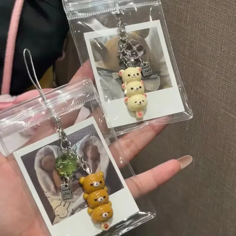 1 Count Tanghulu Bear Super Cute Phone Chain Charm & CCD Pendant, Phone Charms, Mobile Phone Accessories, Cell Phone Accessories, Phone Accessories, Phone Decoration, Ideal Gift for Friends and a Perfect Choice for Valentine'S Day