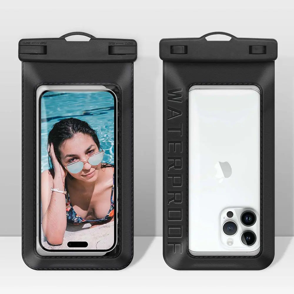 Waterproof Phone Bag, 1 Piece; Universal Large-Capacity Transparent Phone Case with Lanyard; Swimming Phone Bag; Phone Accessories for Swimming, Beach, Pool; Phone Accessories; Cover; Smartphone