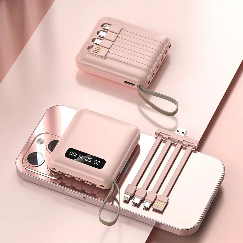 10000Mah Magnetic Power Bank Wireless Portable Charger with USB-C Cable LED Display Foldable Battery Pack for Iphone18/17/ 16/15/14/13/12/Pro/Pro Max Series 