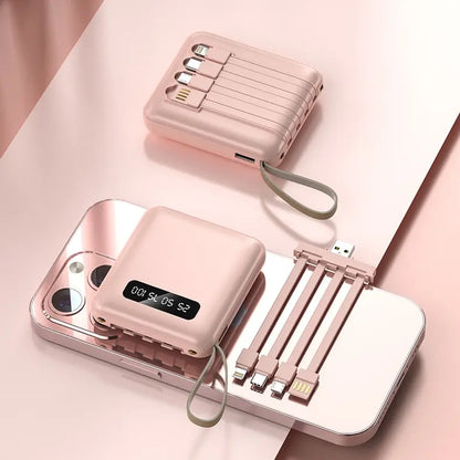10000Mah Magnetic Power Bank Wireless Portable Charger with USB-C Cable LED Display Foldable Battery Pack for Iphone18/17/ 16/15/14/13/12/Pro/Pro Max Series 