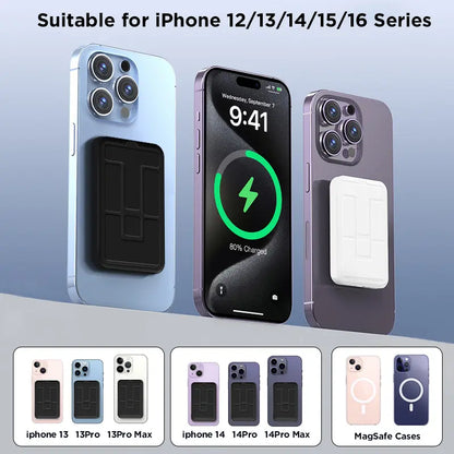 10000Mah Magnetic Power Bank Wireless Portable Charger with USB-C Cable LED Display Foldable Battery Pack for Iphone18/17/ 16/15/14/13/12/Pro/Pro Max Series 