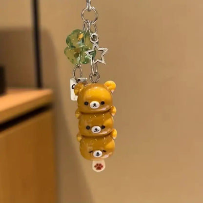 1 Count Tanghulu Bear Super Cute Phone Chain Charm & CCD Pendant, Phone Charms, Mobile Phone Accessories, Cell Phone Accessories, Phone Accessories, Phone Decoration, Ideal Gift for Friends and a Perfect Choice for Valentine'S Day