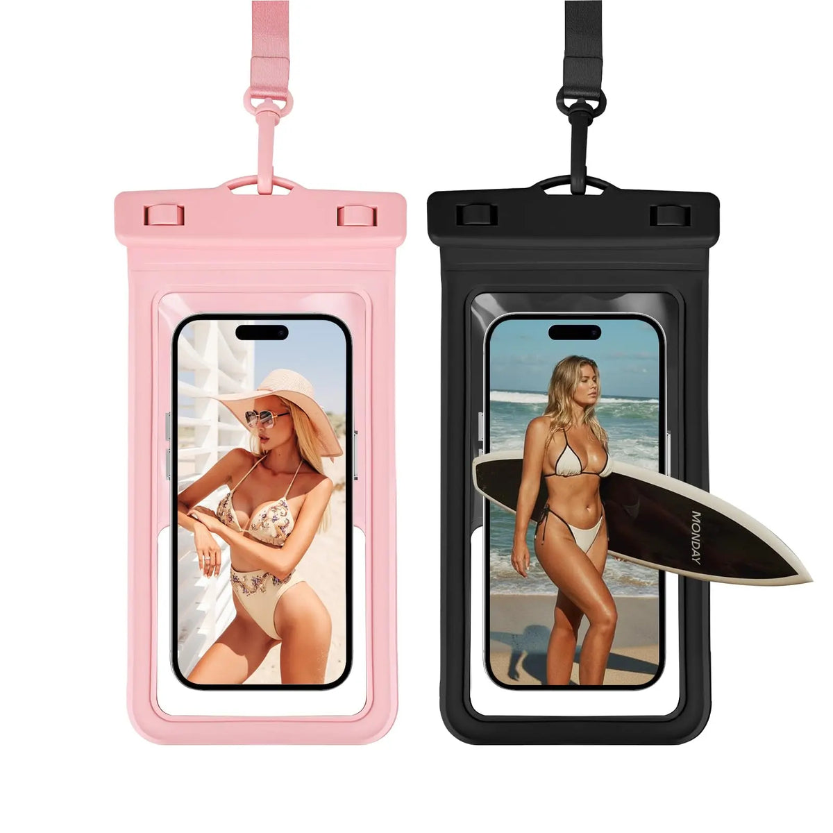 Waterproof Phone Bag, 1 Piece; Universal Large-Capacity Transparent Phone Case with Lanyard; Swimming Phone Bag; Phone Accessories for Swimming, Beach, Pool; Phone Accessories; Cover; Smartphone